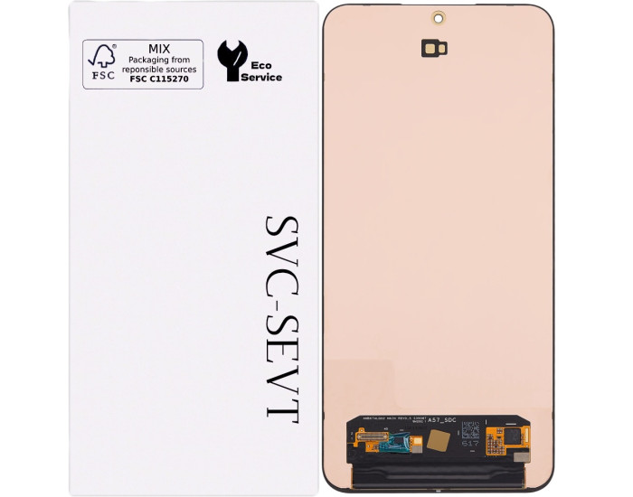 Дисплей с сенсорным экраном (модуль) Samsung A576 Galaxy A57, черный, оригинал, сервисная упаковка GH82-39283A