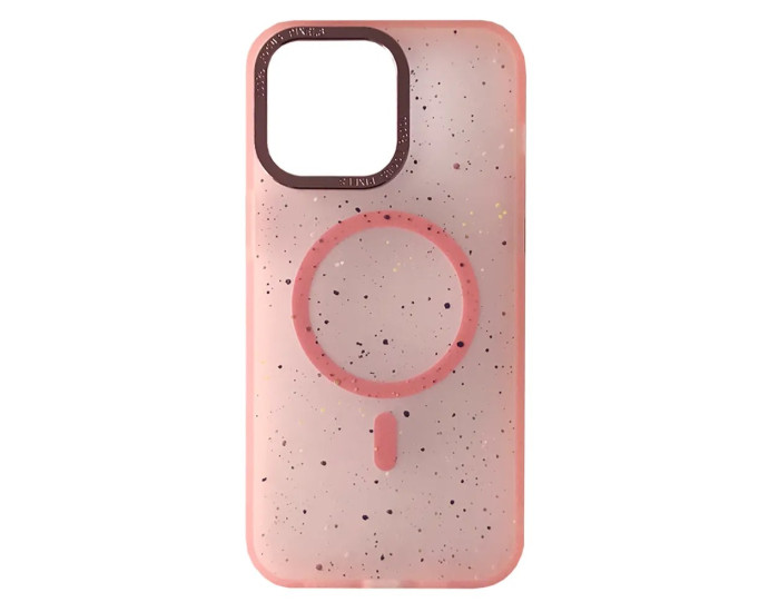 Чохол-силікон SPRAY MAGSAFE Case iPhone 15 Pro Max, Pink