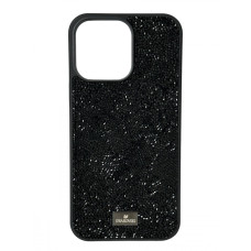 Чохол-силікон Swarovski Case iPhone 15 Pro Max, Black