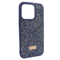 Чохол-силікон Swarovski Case iPhone 15 Pro Max, Dark blue