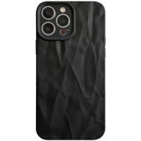 Чохол-силікон Texture iPhone 15 Pro Max, Black