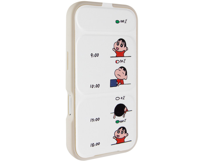 Чохол-силікон TPU Panel Stand iPhone 17 Pro, Battery mood