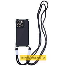 Чохол-силікон TPU CrossBody with straps iPhone 15 Pro, Black