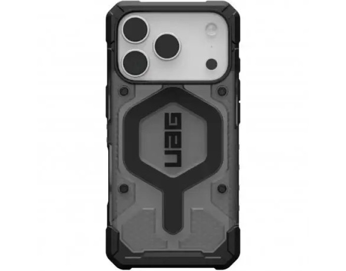 Чохол-силікон протиударний UAG NEW PATHFINDER CLEAR MAGSAFE iPhone 17 Pro, Transparent black