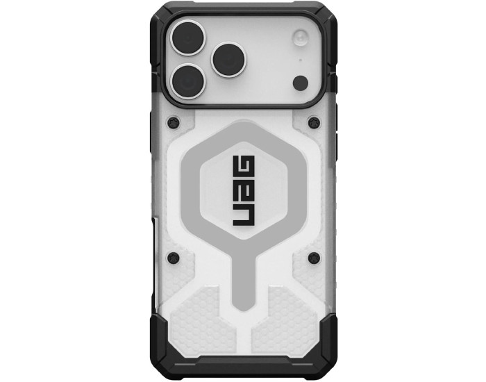 Чохол-силікон протиударний UAG NEW PATHFINDER CLEAR MAGSAFE iPhone 17 Pro Max, Transparent white