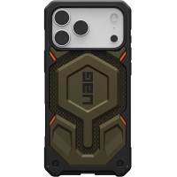 Чохол-силікон протиударний UAG Monarch Pro MagSafe (Kevlar) iPhone 17 Pro Max, Element green