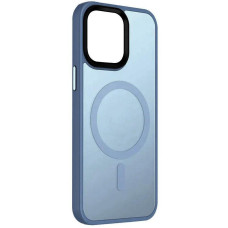 Чехол-силикон Ummi Colorful with MagSafe iPhone 14 (Голубой / Sierra Blue)