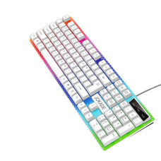 Проводная клавиатура Jokade JF007, игровая с подсветкой, белая