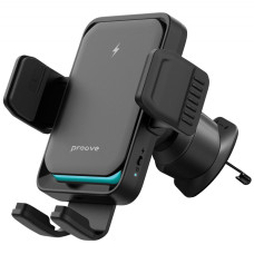 Автодержатель с беспроводной зарядкой Proove Sonic Pro 15W, черный