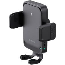 Автодержатель с беспроводной зарядкой Proove Sonic Pro 15W, черный