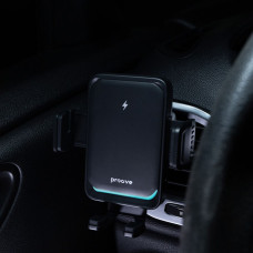 Автодержатель с беспроводной зарядкой Proove Sonic Pro 15W, черный