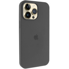 Чехол-силикон оригинал Full Soft Matte with MagSafe iPhone 13 Pro Max, темно-серый