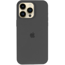 Чехол-силикон оригинал Full Soft Matte with MagSafe iPhone 13 Pro Max, темно-серый