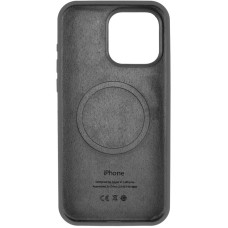 Чехол-силикон оригинал Full Soft Matte with MagSafe iPhone 13 Pro Max, темно-серый