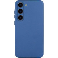 Чохол-силікон Getman Liquid Silk Full Camera Samsung Galaxy S23, синій