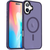 Чехол-силикон Ummi Colorful with MagSafe iPhone 17, темно-фиолетовый