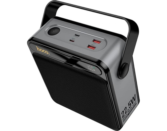 Портативная батарея (Power Bank) Hoco J161 Power 22.5W + PD20W + фонарик 80 000mAh, черный