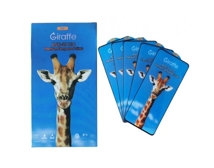 Защитное стекло Giraffe Anti-static Oppo A3 /A3 4G /A3x /A3x 4G, черное
