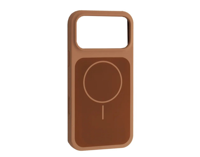 Чехол-силикон New Case with MagSafe iPhone 17 Pro Max, Desert gold