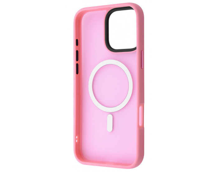 Чохол-силікон WAVE Matte Insane Case with MagSafe Ring iPhone 16 Pro, Desert titanium