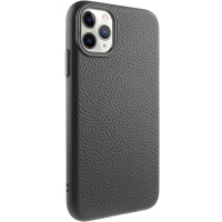 Чехол кожаный Syndee with MagSafe iPhone 12 Pro Max, черный