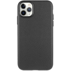 Чехол кожаный Syndee with MagSafe iPhone 12 Pro Max, черный