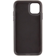 Чехол кожаный Syndee with MagSafe iPhone 12 Pro Max, черный