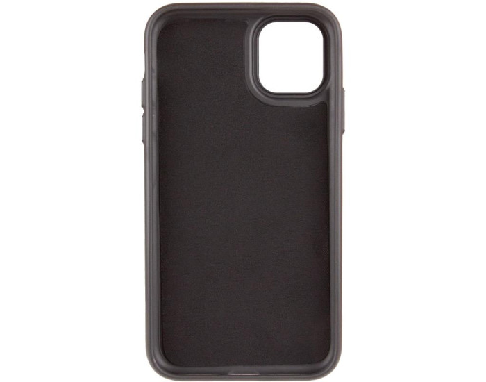Чехол кожаный Syndee with MagSafe iPhone 12 Pro Max, черный
