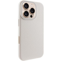 Чохол шкіряний Syndee with MagSafe iPhone 16 Pro, Titanium gray