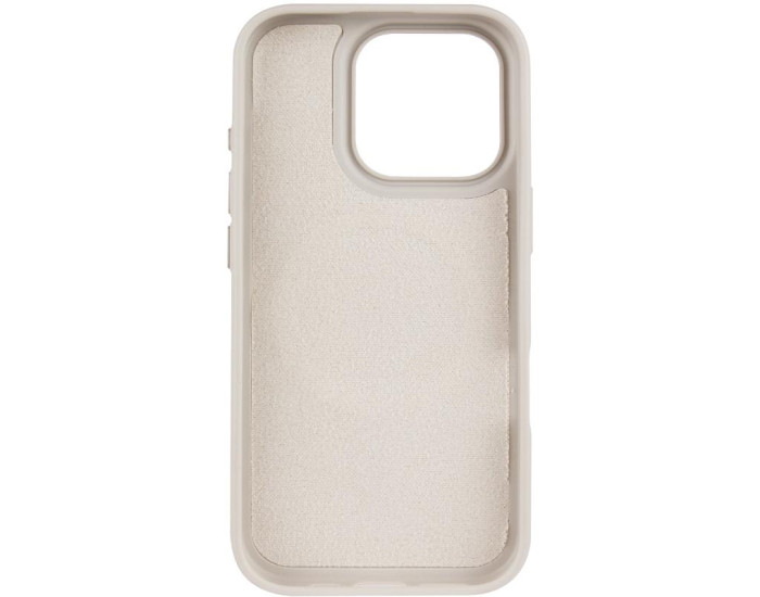 Чехол кожаный Syndee with MagSafe iPhone 16 Pro, Titanium gray