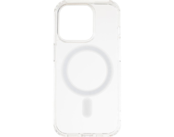Чехол-силикон Clear Case Acrylic MagSafe iPhone 15 Pro, Transparent