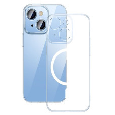 Чохол-силікон Baseus Crystal Magnetic for iPhone 14, Прозорий