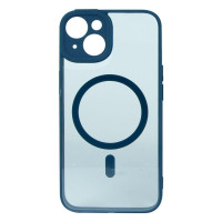 Чехол-силикон Baseus Frame Series Magnetic Case iPhone 14 Plus (ARJT030003) синий