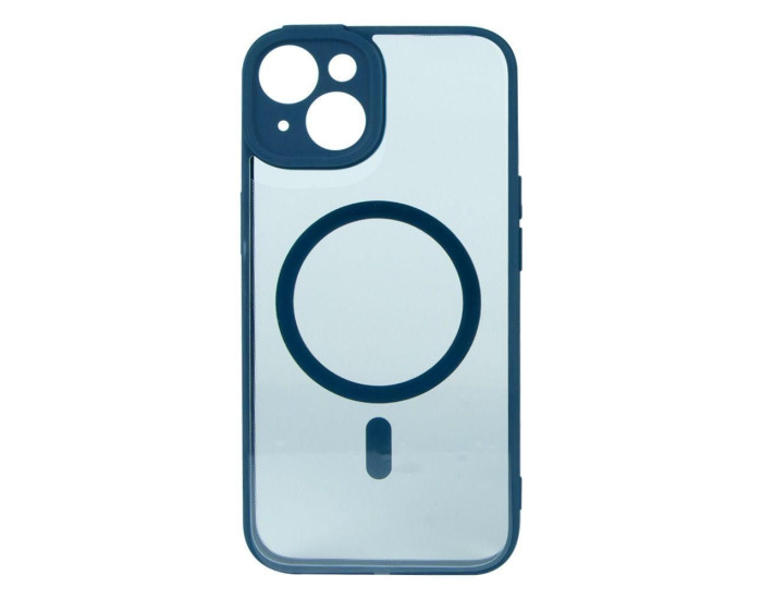 Чехол-силикон Baseus Frame Series Magnetic Case iPhone 14 Plus (ARJT030003) синий