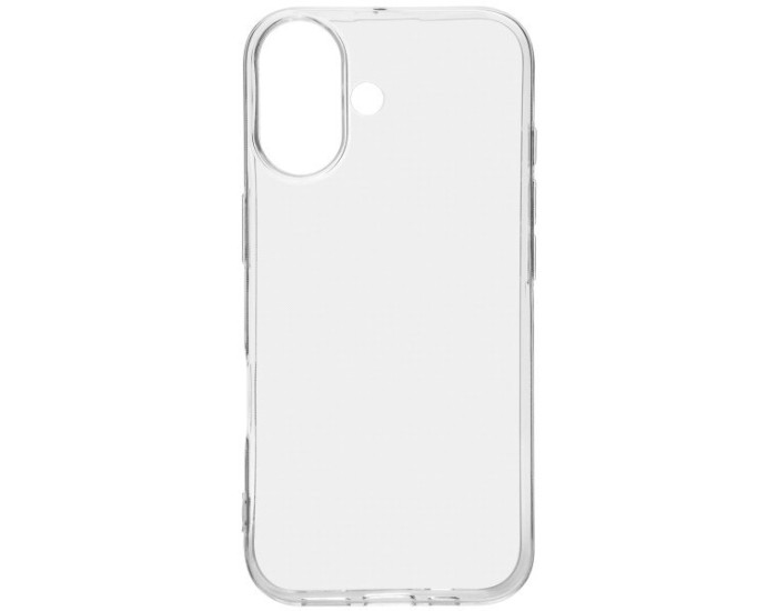 Чехол-силикон CLEAR case 2.0mm iPhone 16 Plus, прозрачный