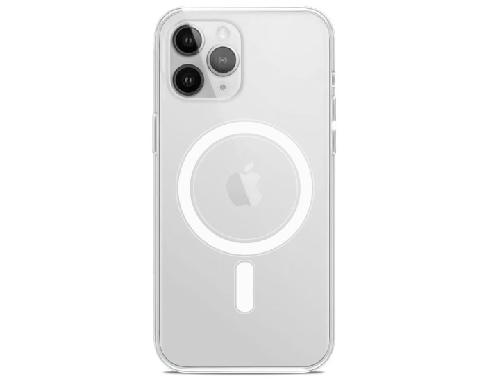 Чехол-силикон Clear Case MagSafe iPhone 11 Pro Max