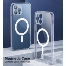 Чехол-силикон Clear Case Full with MagSafe (Camera Matte) iPhone 12 Pro Max 
