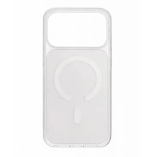 Чехол-силикон Clear Color MagSafe Case (PС+TPU) iPhone 17 Pro Max, White