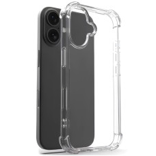 Чохол-силікон Getman Ease logo посилені кути iPhone 17, Прозорий