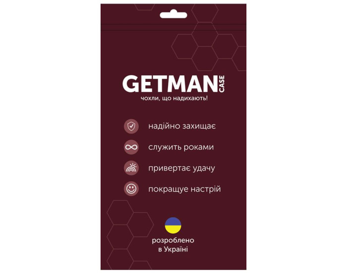Чохол-силікон Getman Ease logo посилені кути iPhone Air, Прозорий
