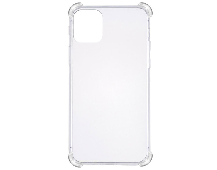 Чохол-силікон Getman Ease logo посилені кути iPhone 11, Прозорий