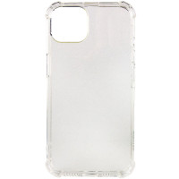 Чохол-силікон Getman Ease logo посилені кути iPhone 13, Grey Прозорий