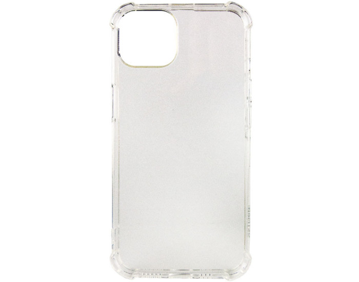 Чохол-силікон Getman Ease logo посилені кути iPhone 13, Grey Прозорий