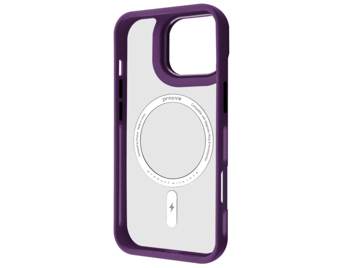 Чохол-силікон Proove Clear Essence Case with MagSafe Ring iPhone 16 Pro Max, Сірий
