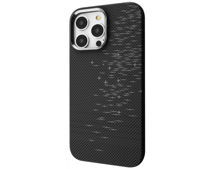 Чохол-силікон Proove Gleam Case with MagSafe Ring iPhone 16 Pro Max, Moonlight/black