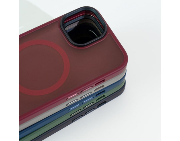 Чохол-силікон WAVE Matte Insane Case with MagSafe Ring iPhone 13 Pro, чорний