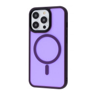 Чохол-силікон WAVE Matte Insane Case with MagSafe Ring iPhone 13 Pro, Темно-Фіолетовий