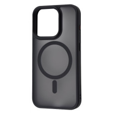 Чехол-силикон WAVE Matte Insane Case with MagSafe Ring iPhone 15 Pro Max, Black 