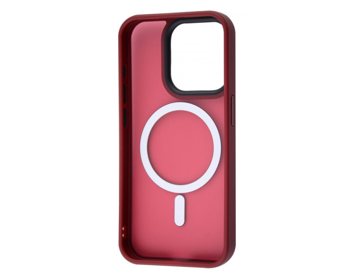 Чехол-силикон WAVE Matte Insane Case with MagSafe Ring iPhone 15 Pro Max, Black 