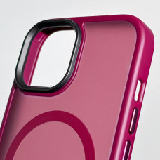 Чехол-силикон WAVE Matte Insane Case with MagSafe Ring iPhone 15 Pro Max, Black 
